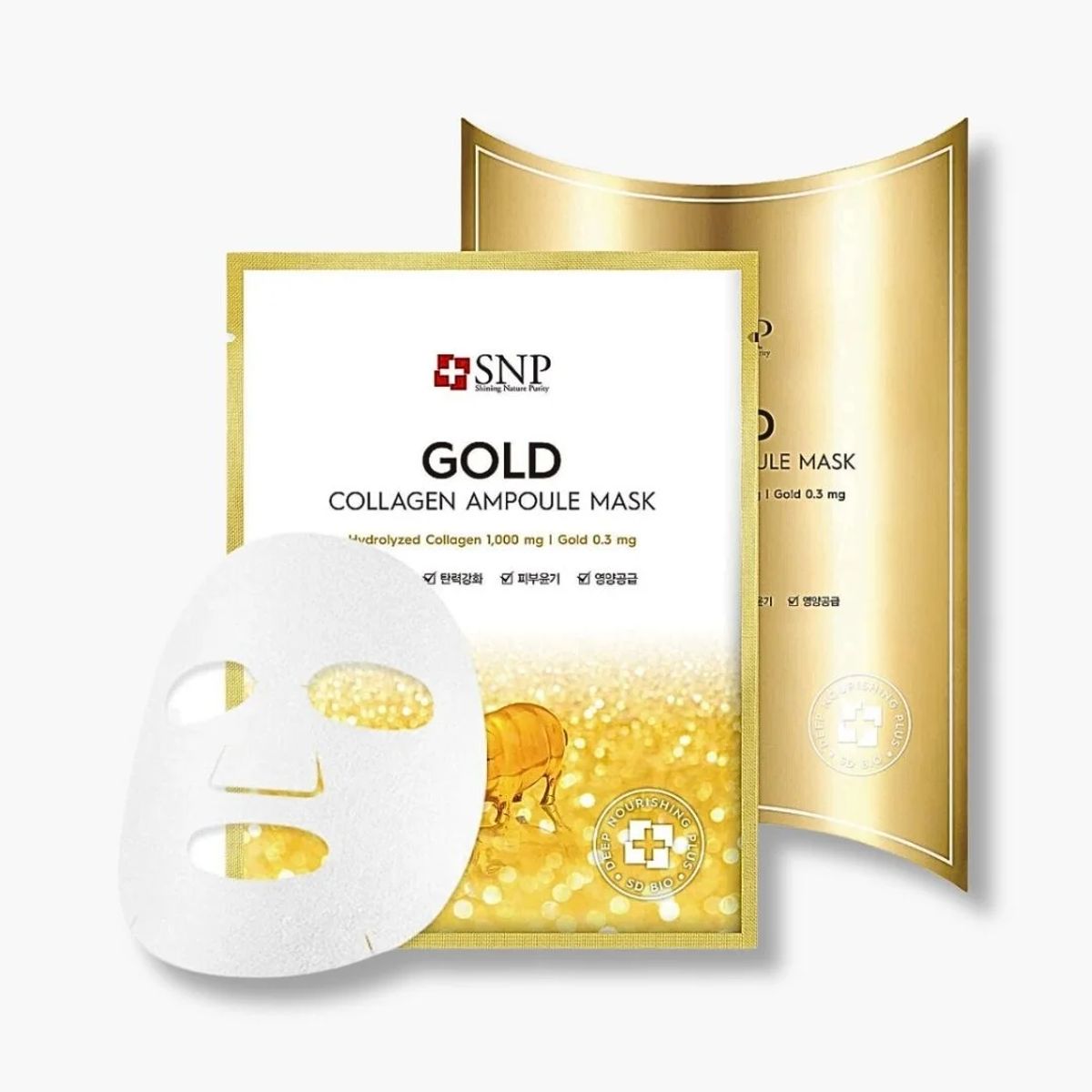 SNP - Mascarilla en lámina - Ampolla de colágeno dorado