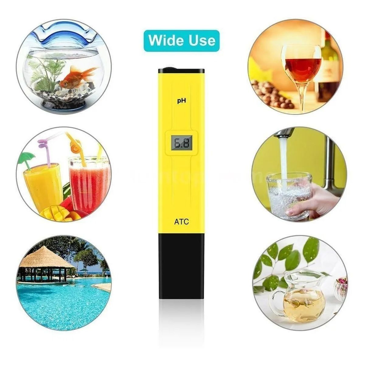 GENERICO - Medidor Digital De Agua Ph Portatil