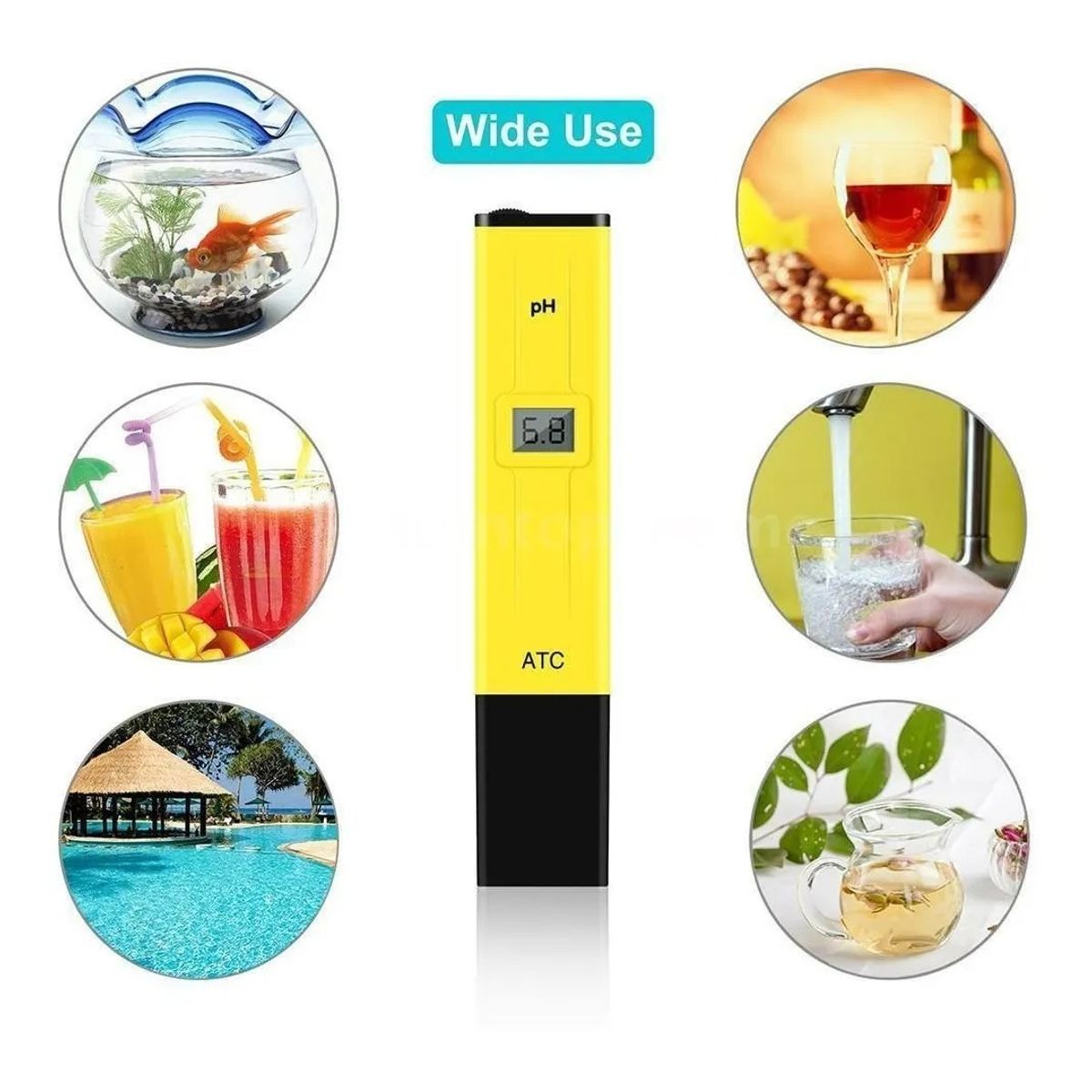 GENERICO - Medidor Digital De Agua Ph Portatil