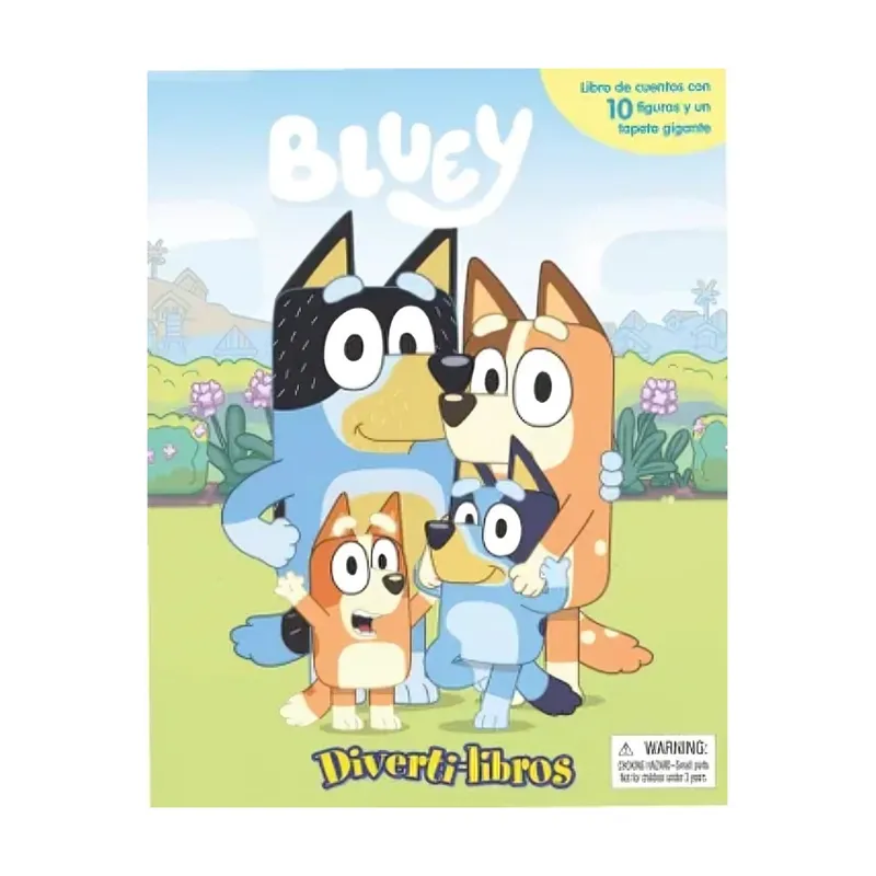 TOP10BOOKS - LIBRO BLUEY DIVERTI-LIBROS / VARIOS AUTORES / PLANETA JUNIOR