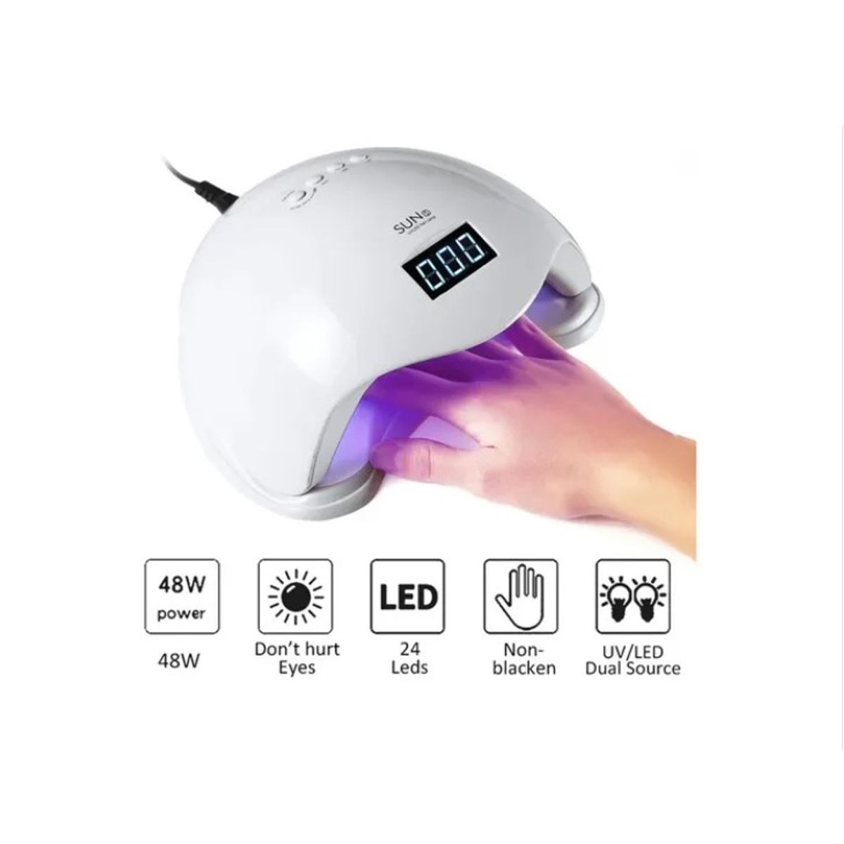 ESHOPANGIE - Secador Uñas Uv Led Lampara Manicure Profesional