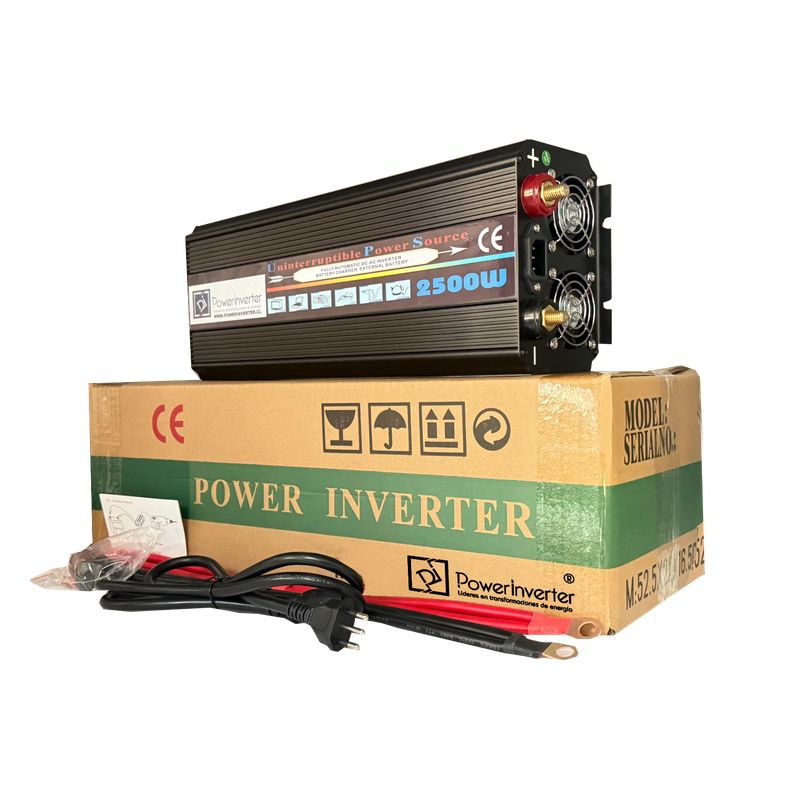GENERICO - Inversor -cargador -ups 12v220vac 2500w - 5000w Mdf Pro