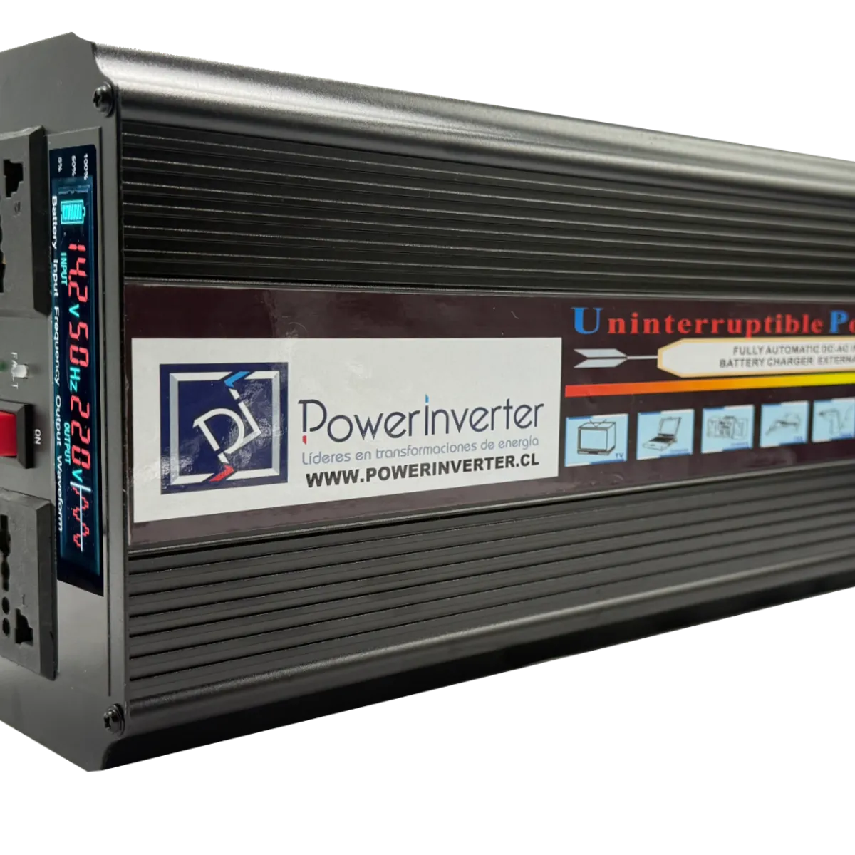 GENERICO - Inversor -cargador -ups 12v220vac 2500w - 5000w Mdf Pro