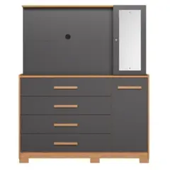 TAHUARI - Comoda Isabella Freijo titanium