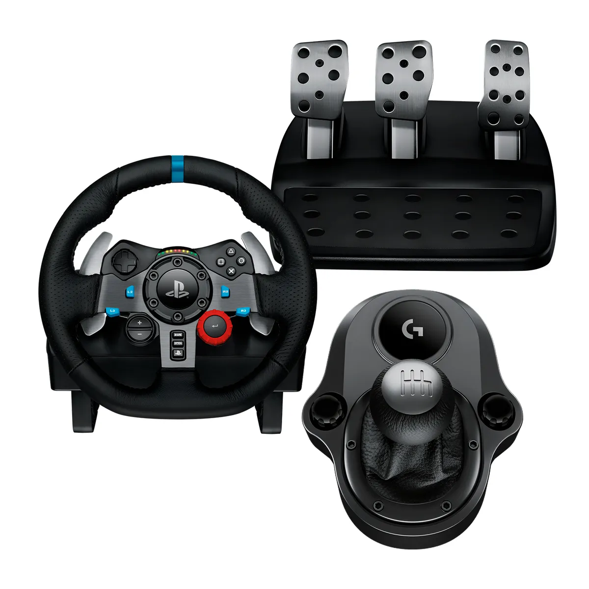LOGITECH - Pack Volante + Palanca Logitech G29 PlayStation 4 / PS5 / PC