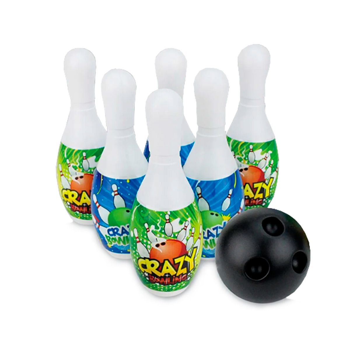 SDFIT - Set De Bowling + Bola Y Palos Infantil Zg270-36