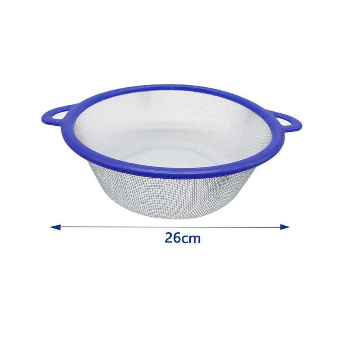 GENERICO - Colador Redondo De Malla Metálica 26cm