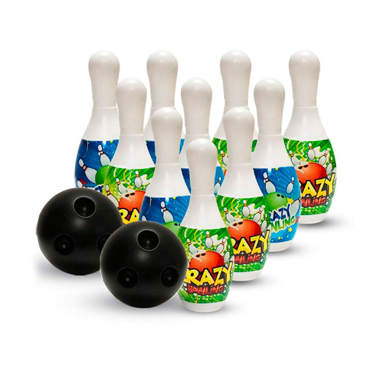 SDFIT - Set De Bowling + Bola Y Palos Infantil Zg270-45