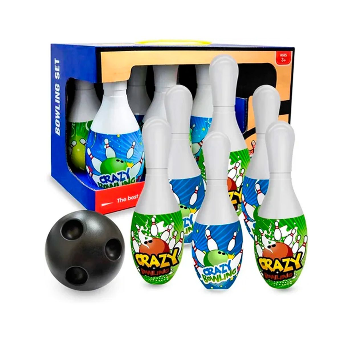 SDFIT - Set De Bowling + Bola Y Palos Infantil Zg270-45