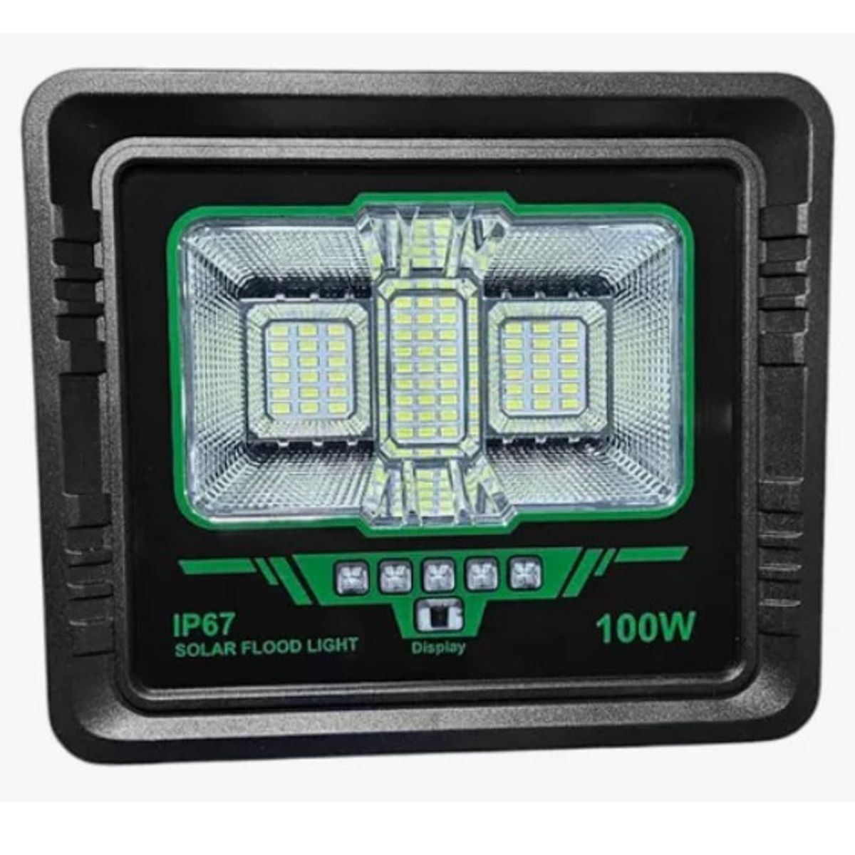 ESHOPANGIE - Lampara Foco Solar 63led 100w + Panel Solar + Control Remoto