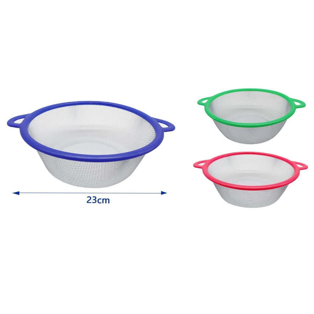 GENERICO - Colador Redondo De Malla Metálica