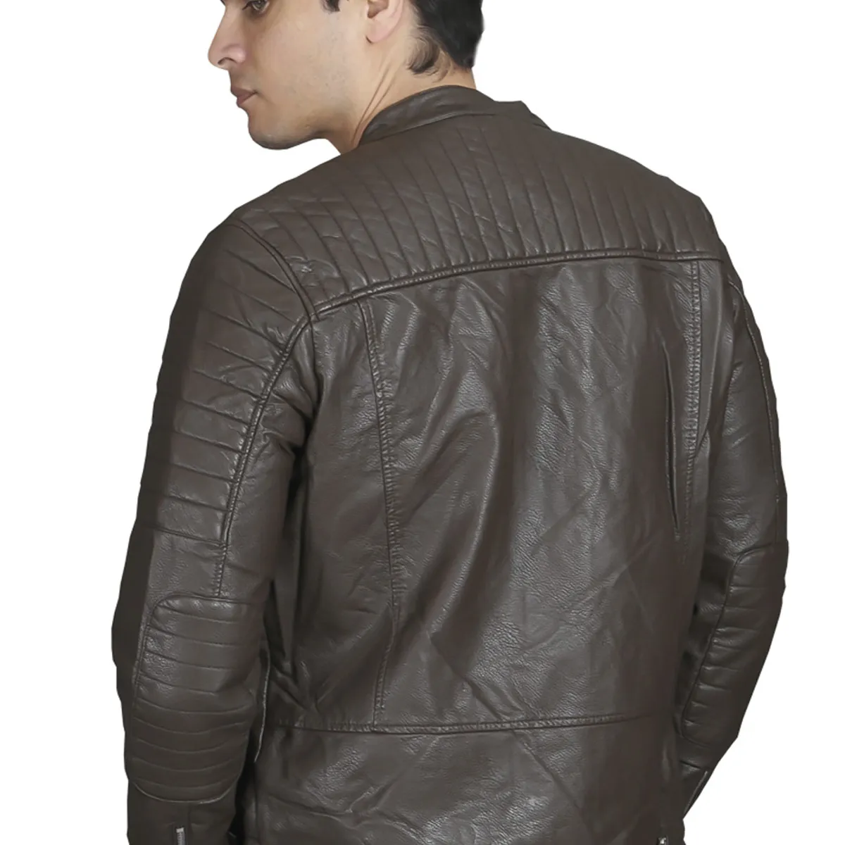 TODOPIEL - Chaqueta de Ecocuero Hombre Café Todopiel