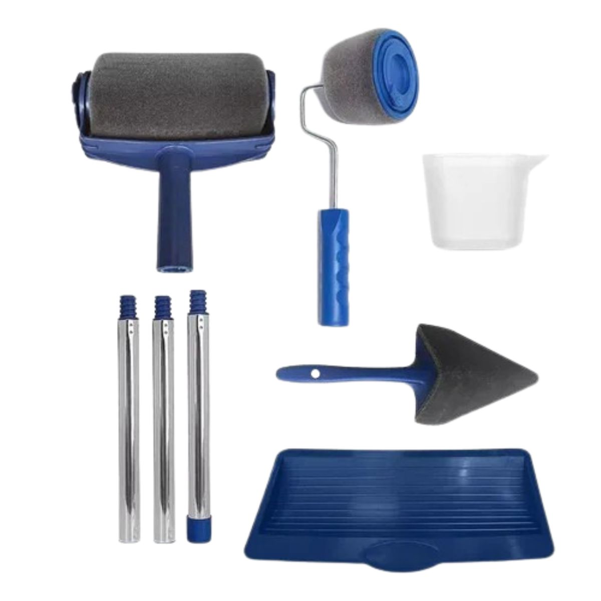 MOVI - Kit Rodillo de Pintura Antiderrame para Pared y Techo Recargable