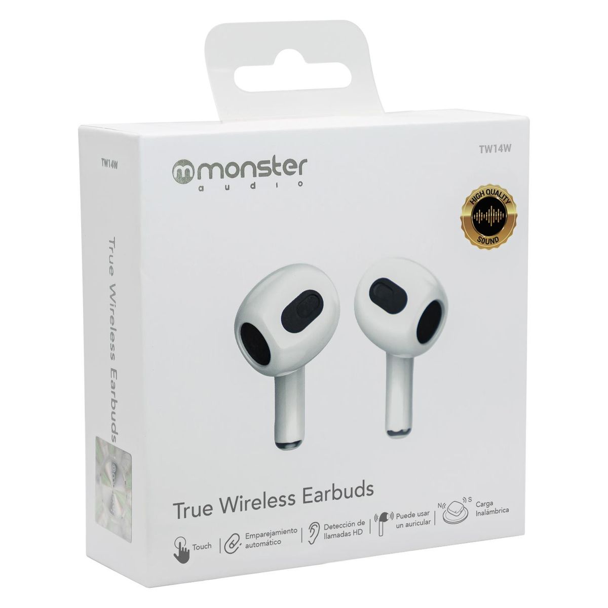 MONSTER - AUDIFONO TRUE WIRELESS TW14 BLANCO MONSTER