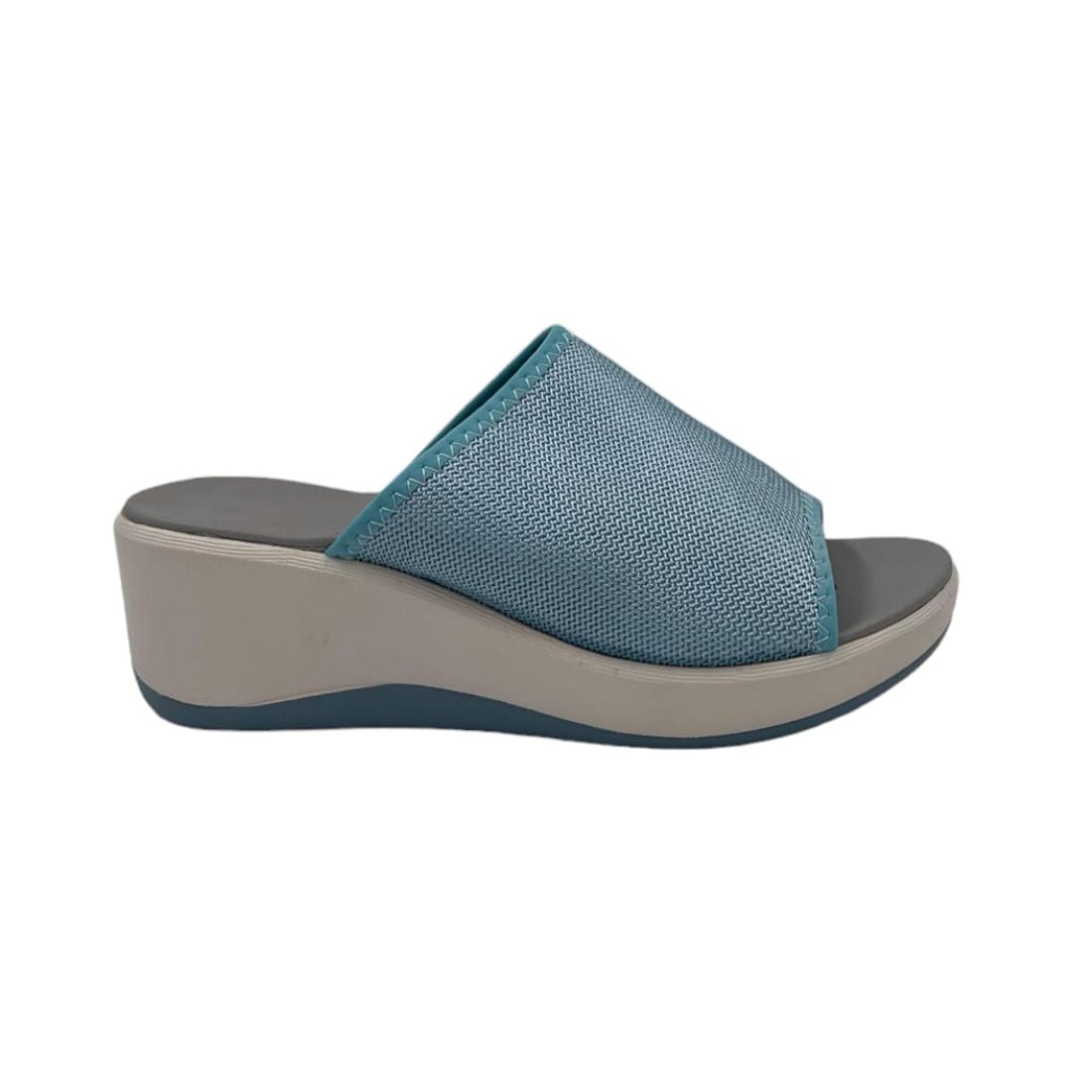 HERIEL - Sandalia Azul Plataforma Mujer