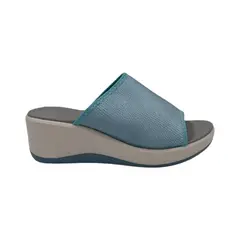 HERIEL - Sandalia Azul Plataforma Mujer