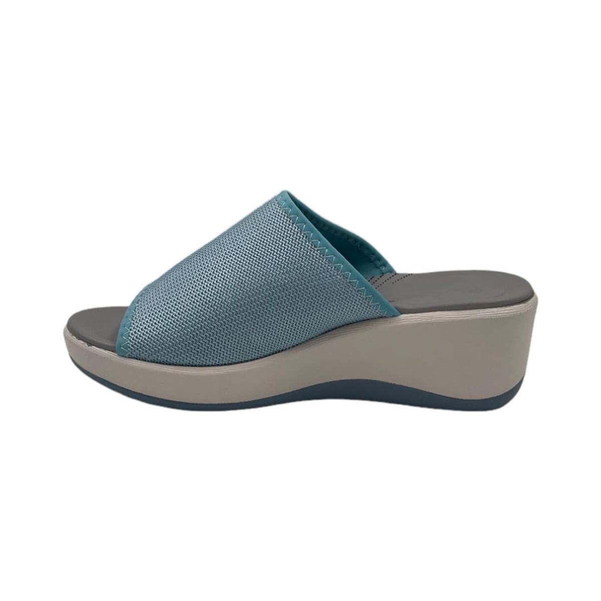 HERIEL - Sandalia Azul Plataforma Mujer