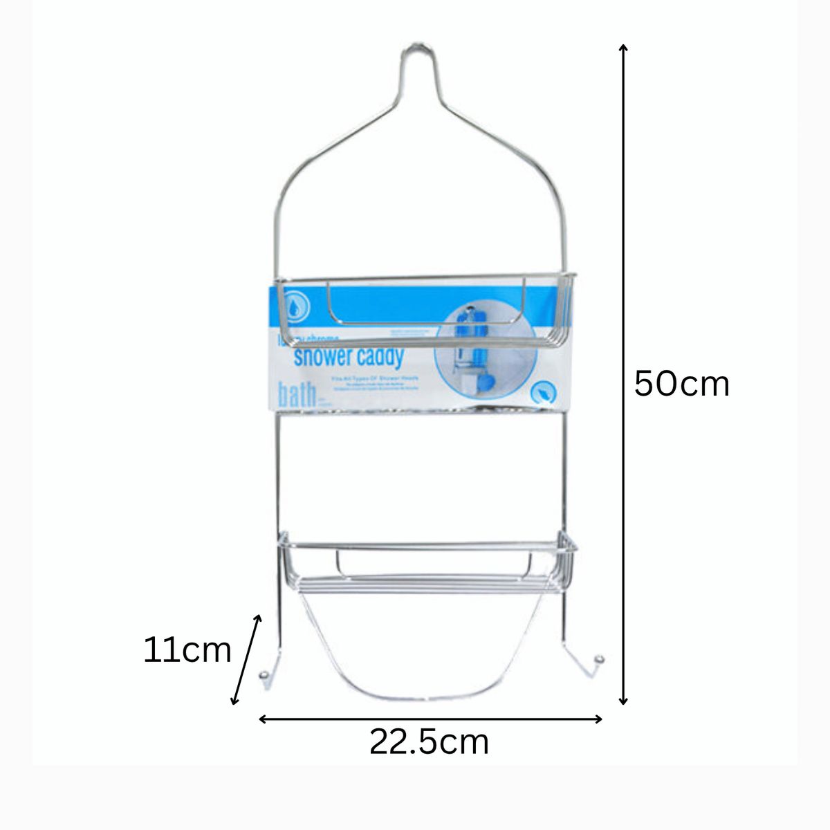 HOMESTAR - Organizador Para Ducha Estante 2 Niveles Multiuso