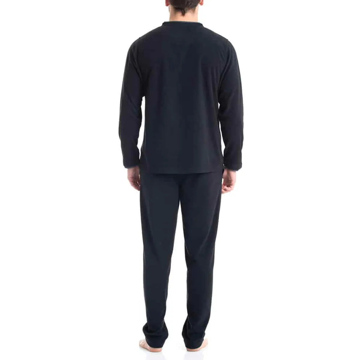 LADY GENNY - Pijama Micropolar Hombre diseño clásico