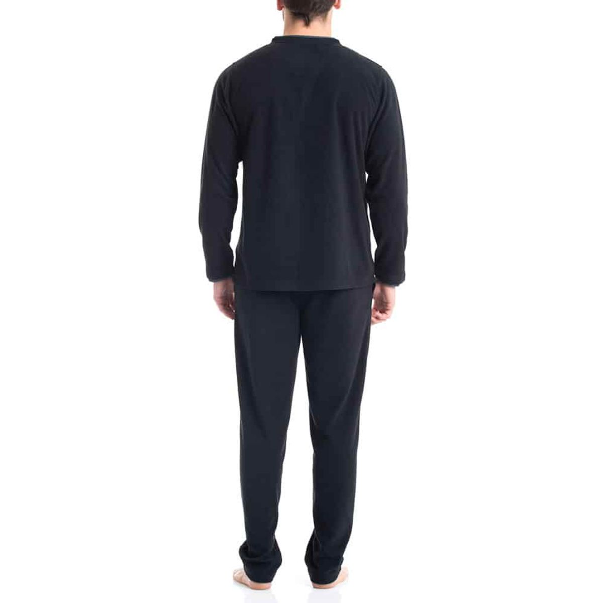 LADY GENNY - Pijama Micropolar Hombre diseño clásico