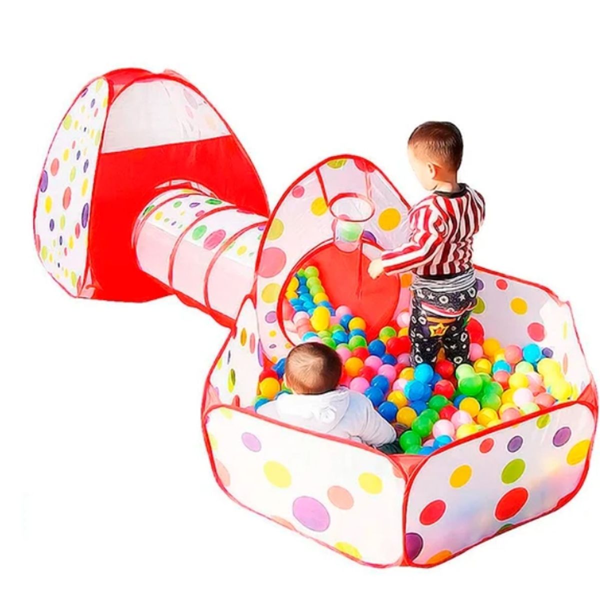 DEWINNER - Juego Carpa Túnel con Piscina