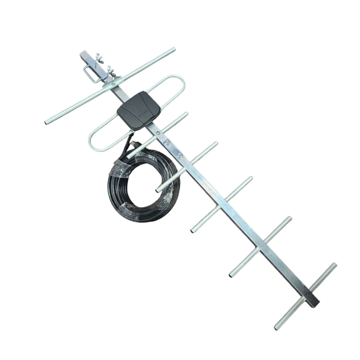 GENERICO - ANTENA TELEVICION HD EXTERIOR CON CABLE DE 10MT FACIL INSTALACION