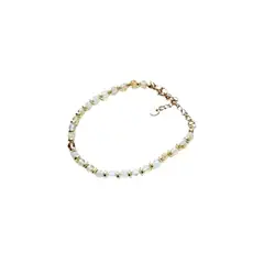 GENERICO - Pulsera con piedras citrino facetadas