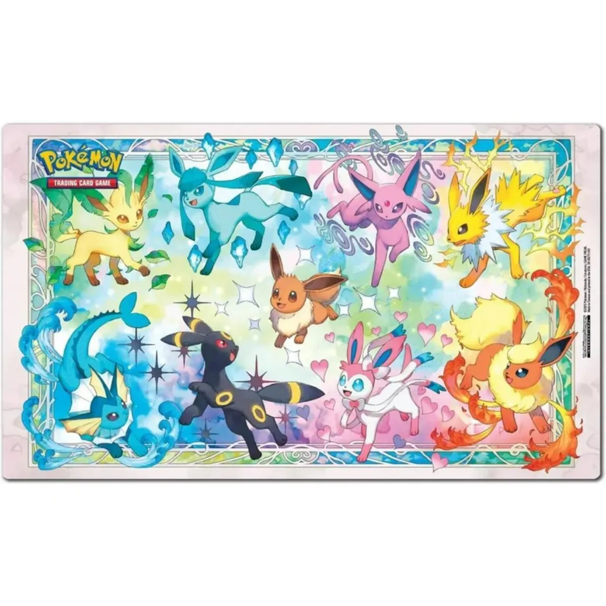 POKEMON - TAPETE PLAYMAT POKEMON EEVEE Y EVOLUCIONES
