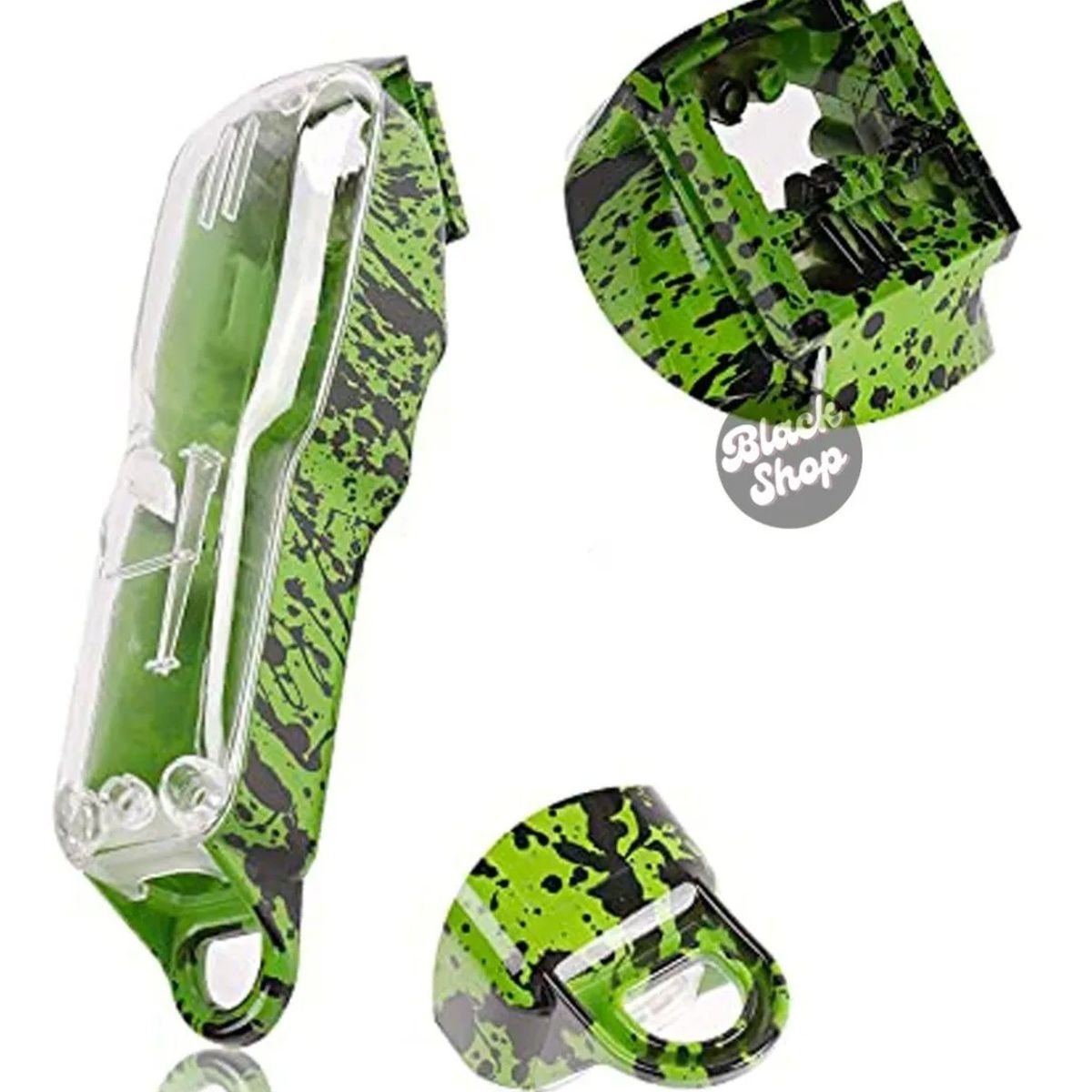 GENERICO - Carcasa Transparente Para Maquina Wahl Clip Verde