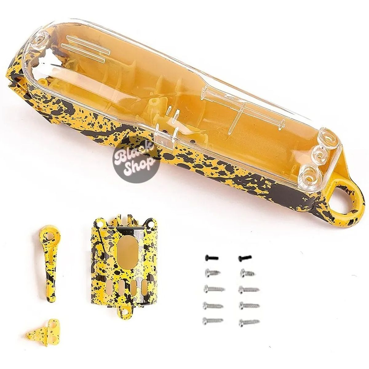 GENERICO - Carcasa Transparente Para Maquina Wahl Clip Amarillo