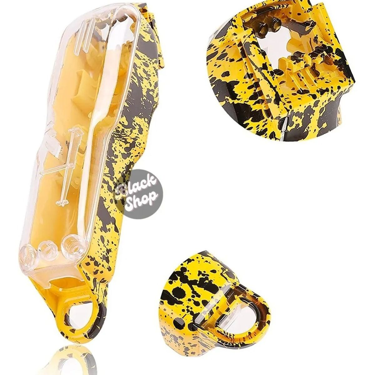 GENERICO - Carcasa Transparente Para Maquina Wahl Clip Amarillo