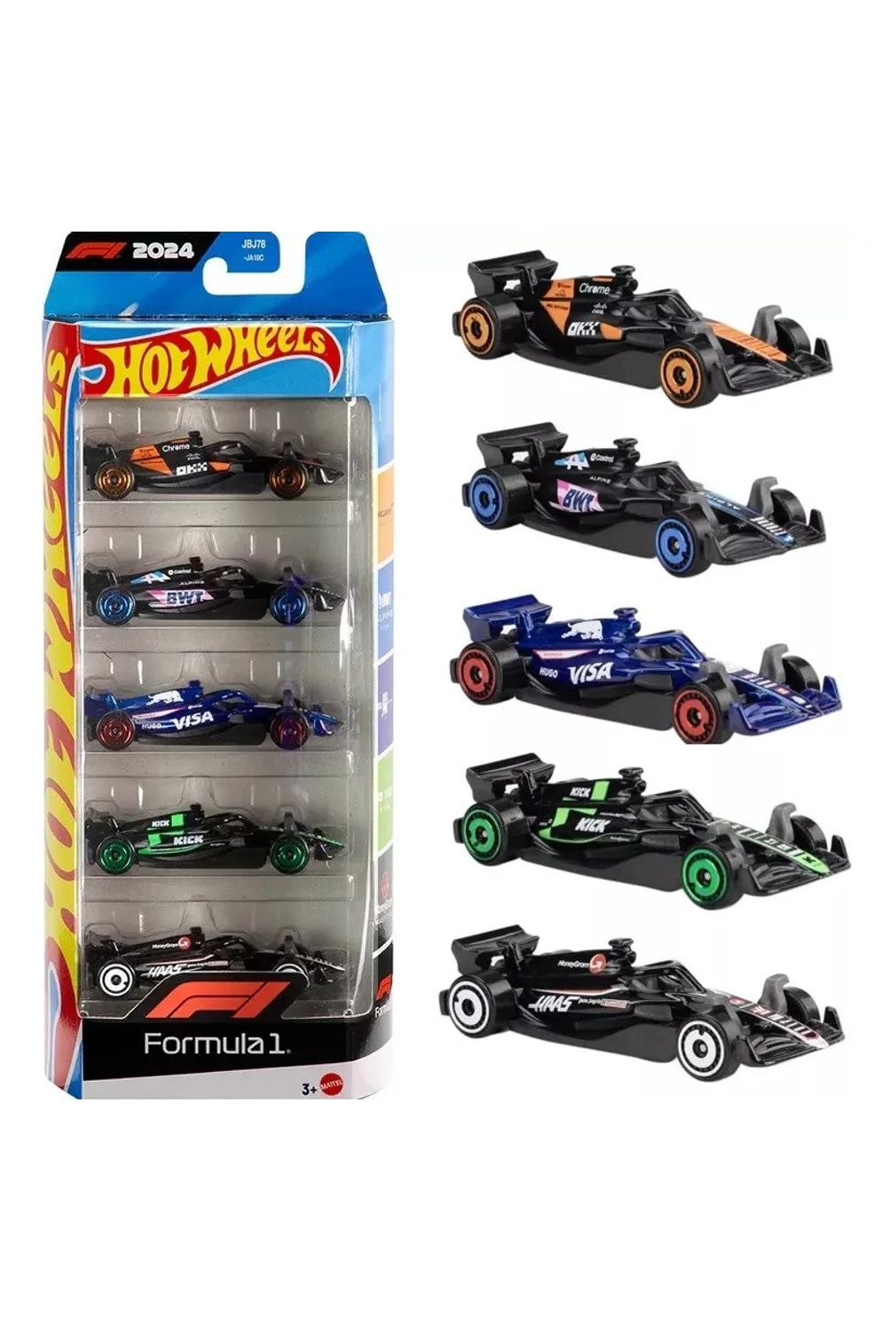 HOT WHEELS Pack 5 Autos Formula 1 F1 Hot Wheels | falabella.com