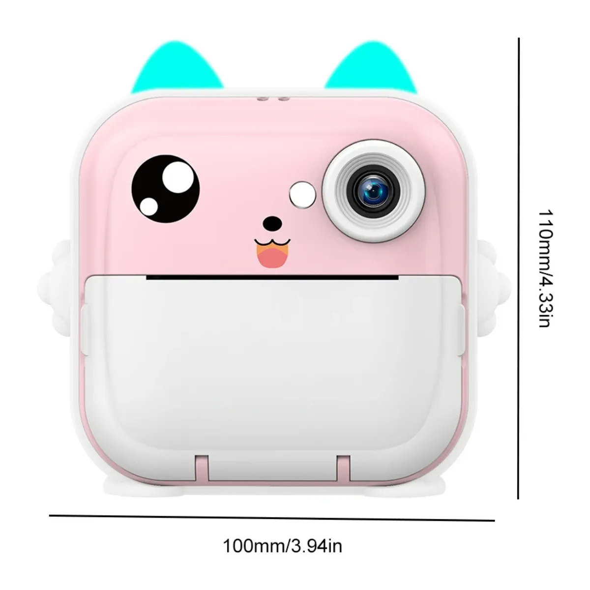 GENERICO - Mini Impresora+Camara Gatito Rosa