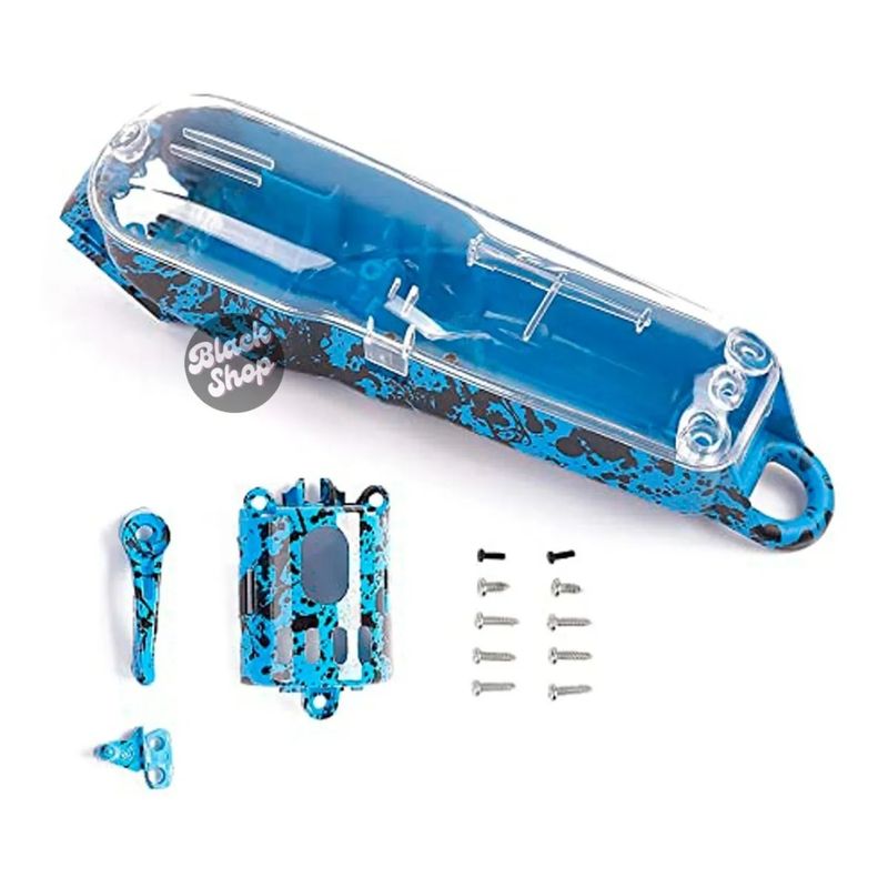 GENERICO - Carcasa Transparente Para Maquina Wahl Clip Azul