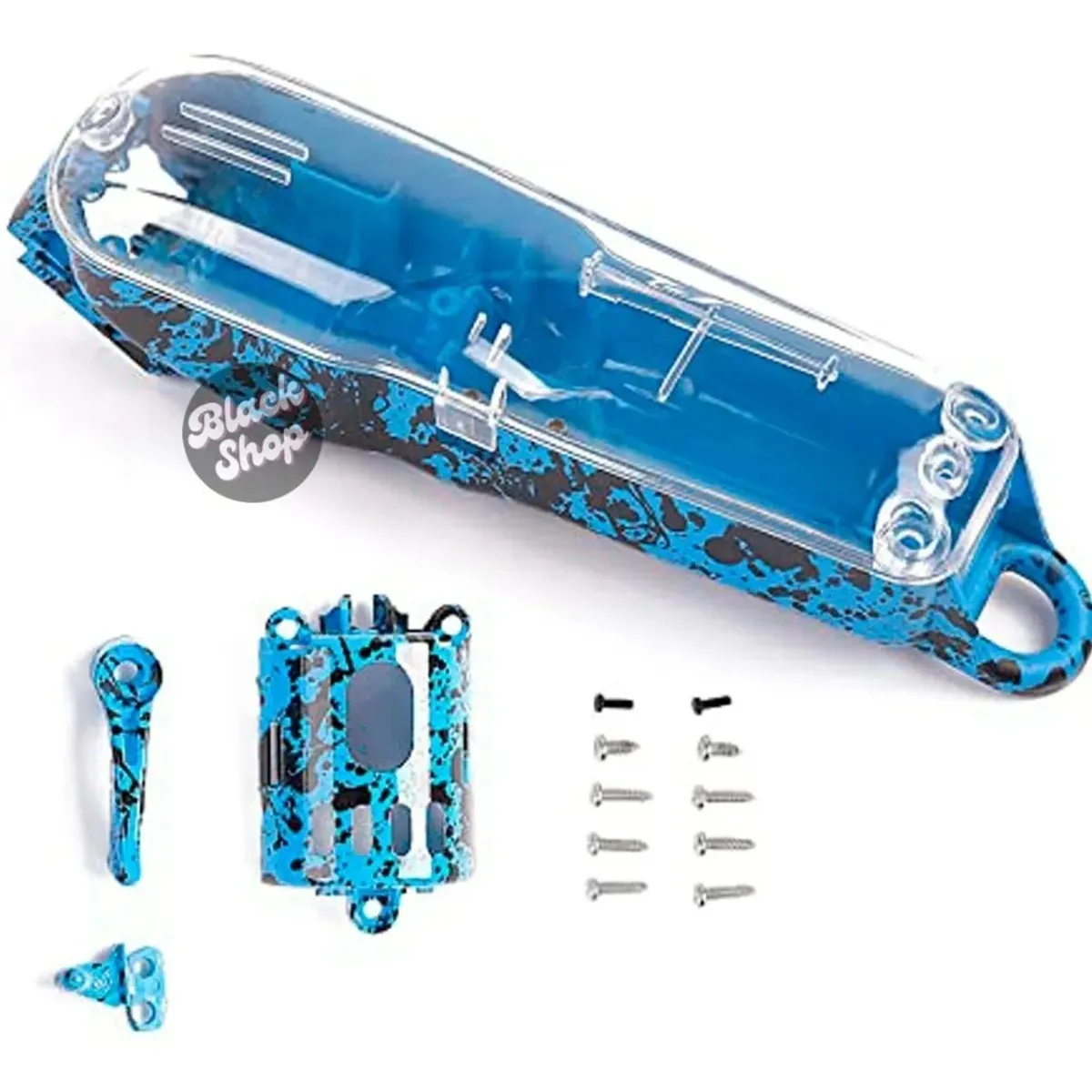 GENERICO - Carcasa Transparente Para Maquina Wahl Clip Azul
