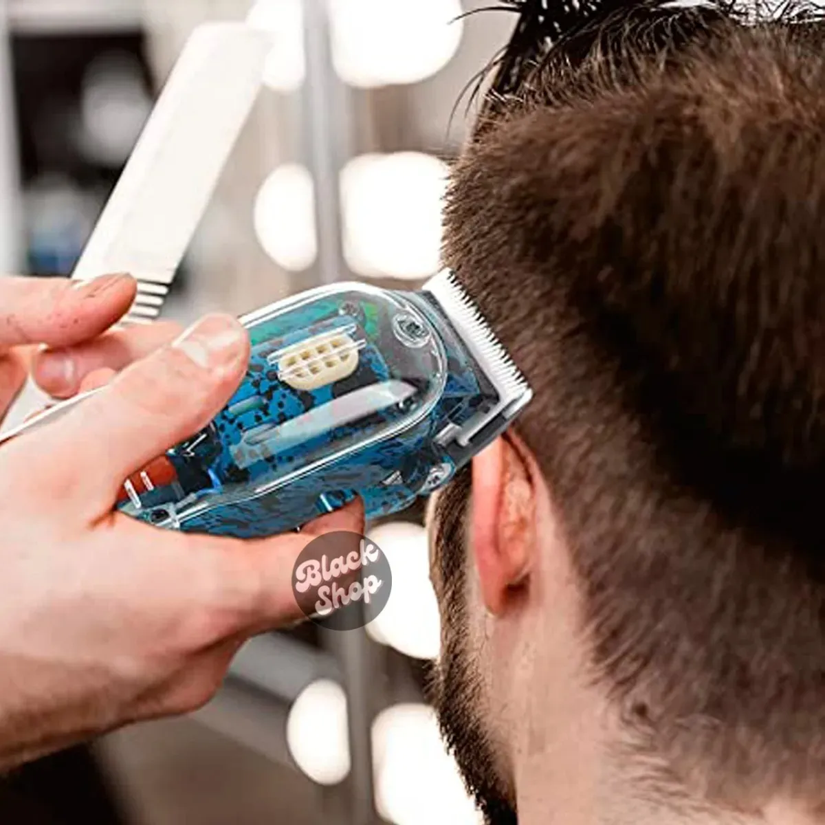 GENERICO - Carcasa Transparente Para Maquina Wahl Clip Azul