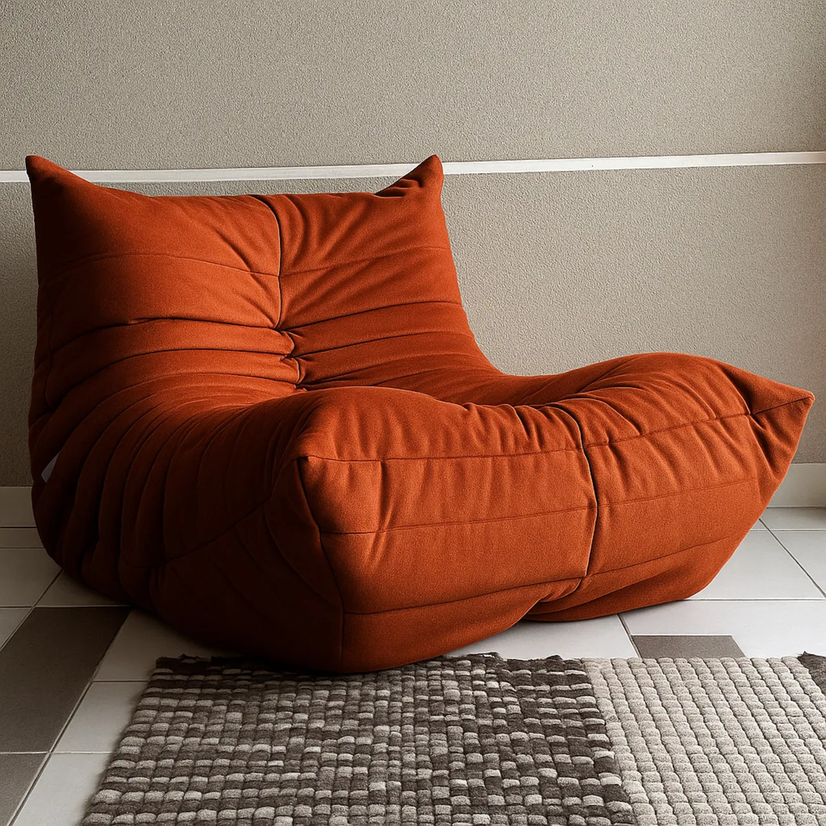 GENERICO - Sofá Racco 1C estilo Togo Terracota