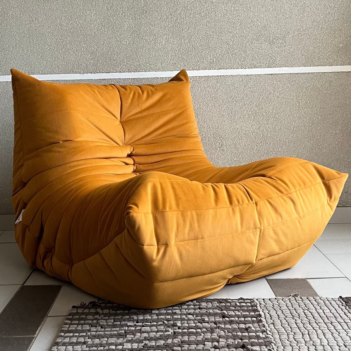 GENERICO - Sofá Racco 1C estilo Togo Mostaza