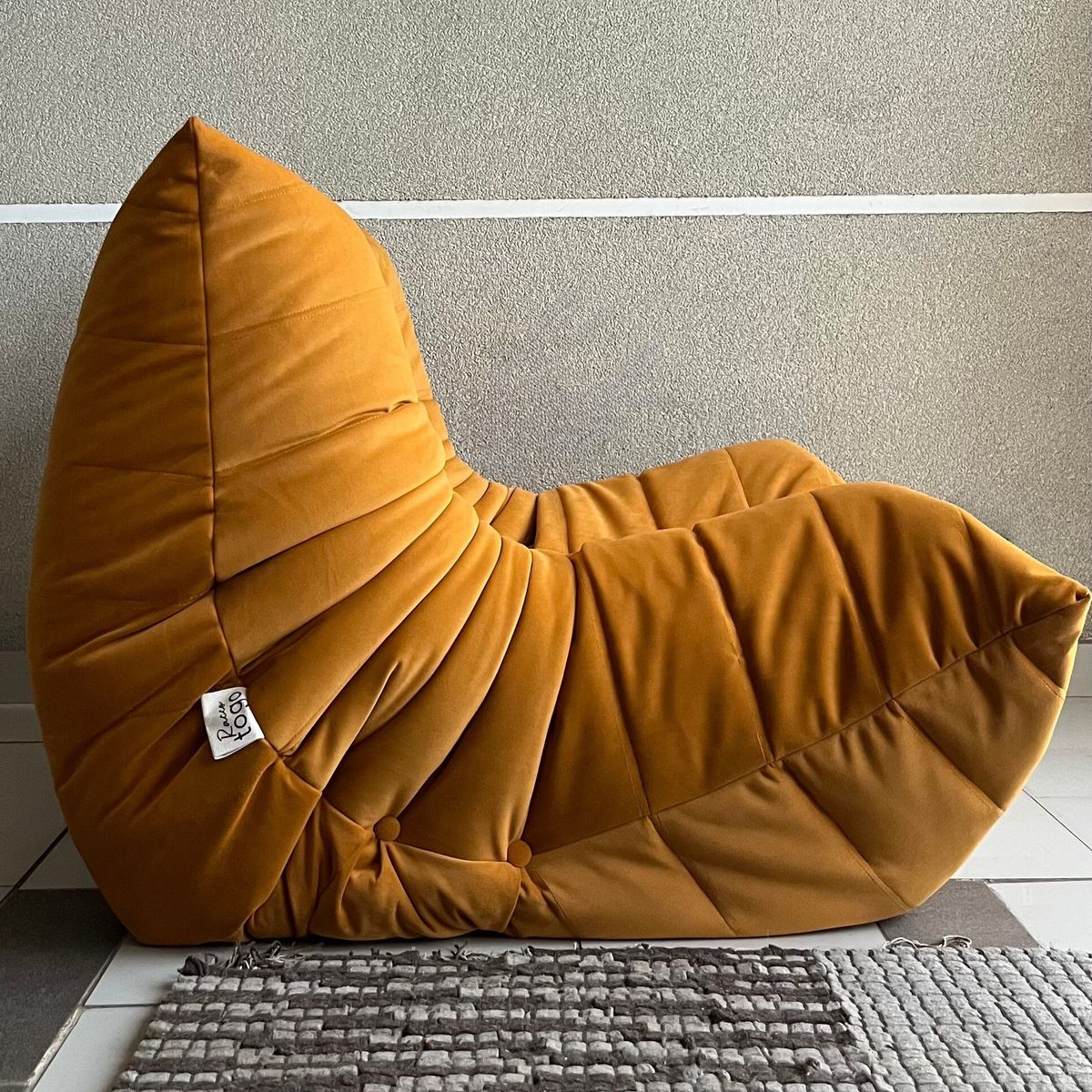 GENERICO - Sofá Racco 1C estilo Togo Mostaza