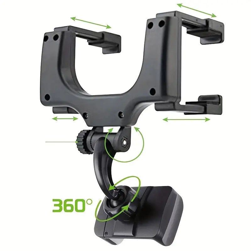 GENERICO - Soporte giratorio de 360° para teléfonos inteligentes para coche
