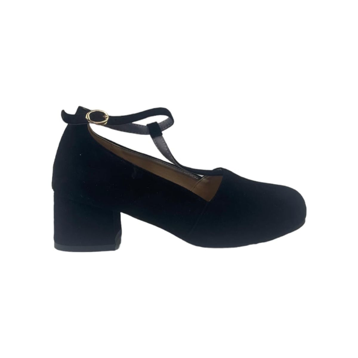 HERIEL - Zapato Negro Taco Mujer