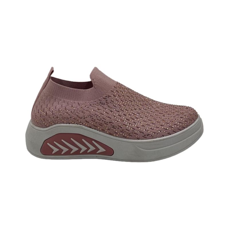 HERIEL - Zapatilla Rosa Textil Mujer