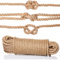 Mecate Cordon Hilo Yute Natural Decorar 6mm X 15m, 6 Unds
