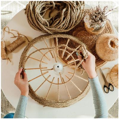 Imagen 2 del producto Mecate Cordon Hilo Yute Natural Decorar 6mm X 15m, 6 Unds