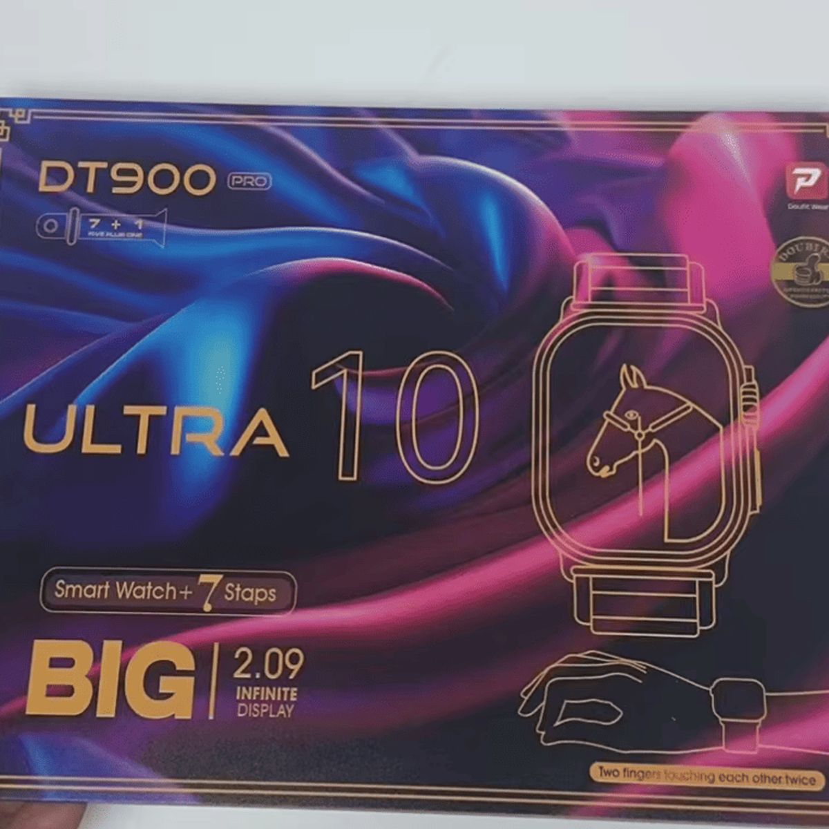 UNIVERSAL - Reloj inteligente smartwatch DT900 ULTRA  10   7 Correas