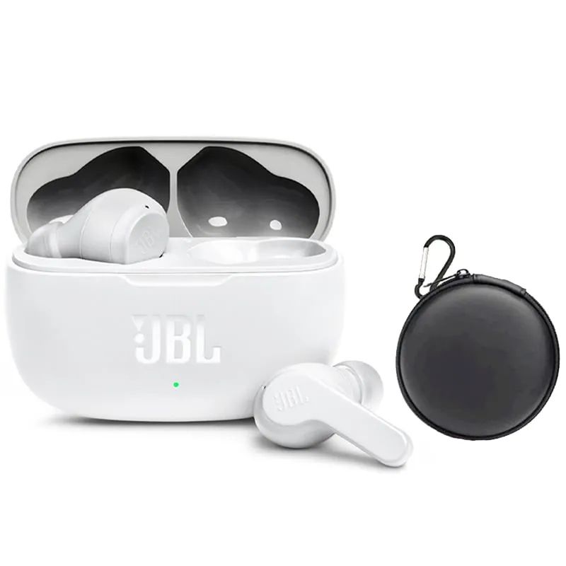 JBL - Audífonos Bluetooth JBL WAVE 200TWS - Blanco y Estuche