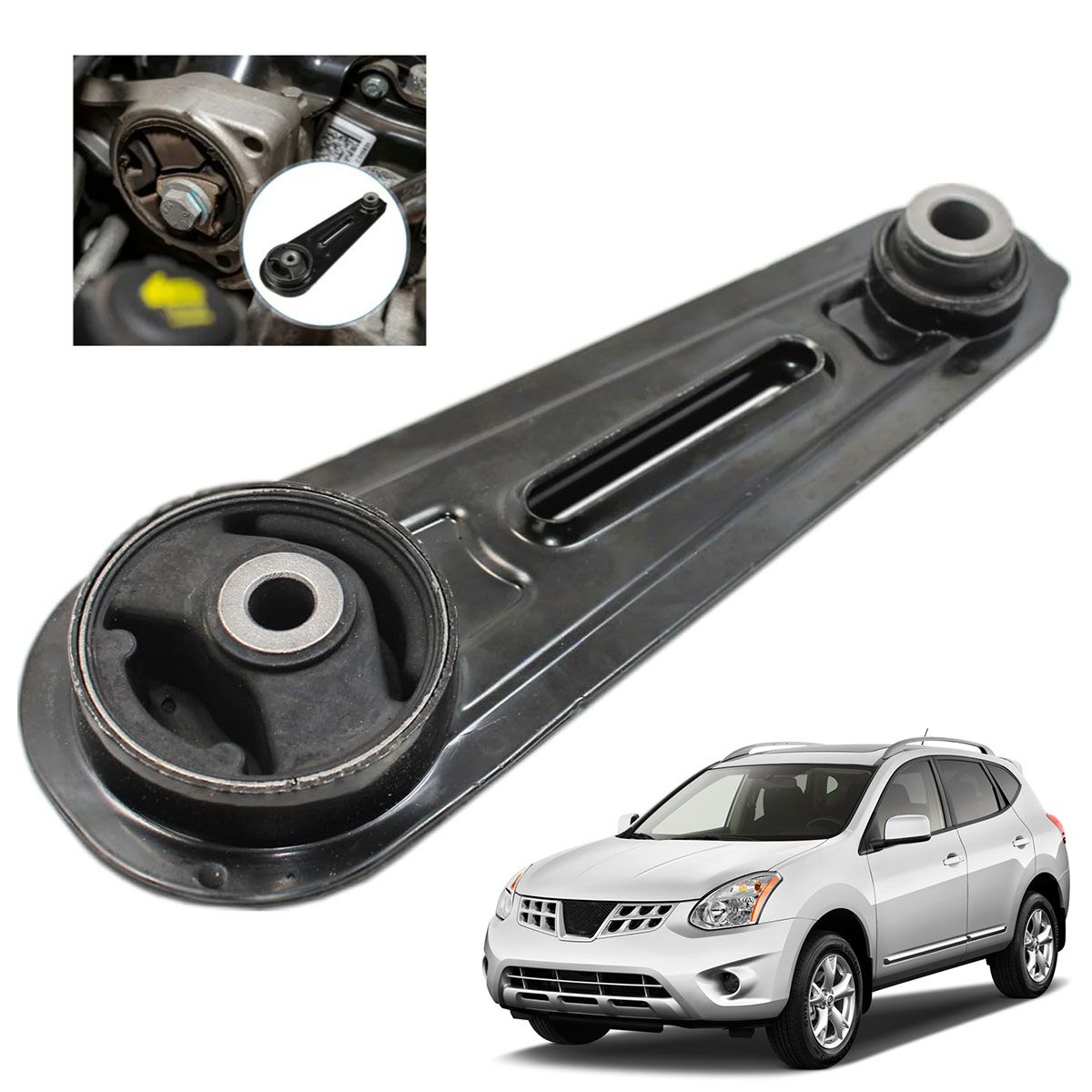 GENERICO - Soporte Caja Trasera Central Para Nissan Qashqai 2007-2021