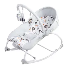 CARESTINO - Mecedora Rocker Gris Espacial