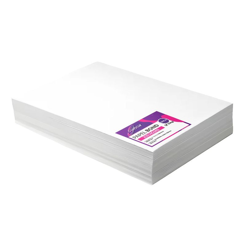 CURSOR - Papel Bond 106 Grs Oficio 250 Hojas Agenda Fotocopia Cursor