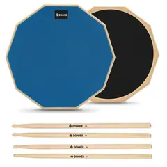 GENERICO - Pad De Práctica Con 2 Baquetas De Madera